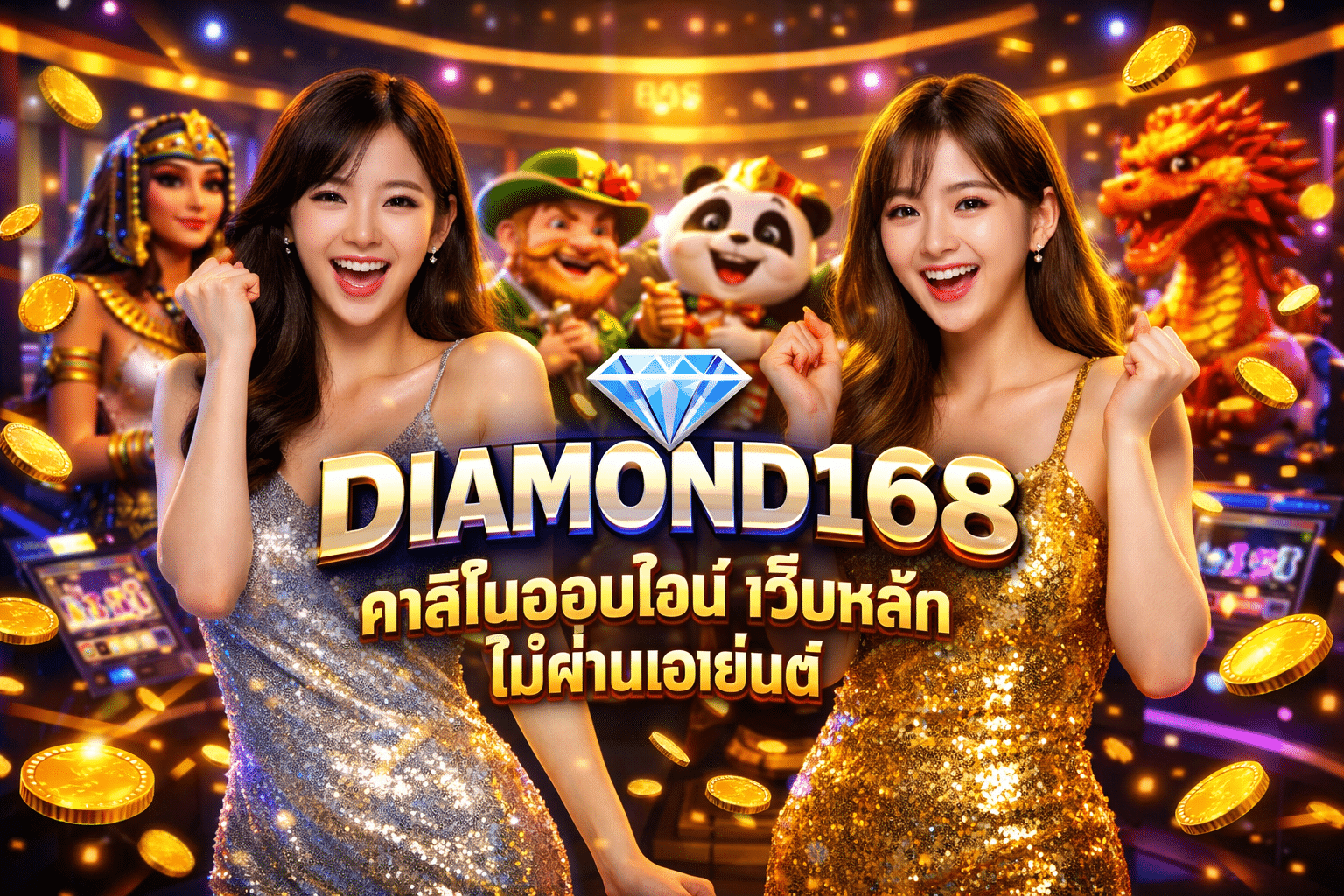 DIAMOND168 คาสิโนออนไลน์ เว็บหลัก ไม่ผ่านเอเย่นต์