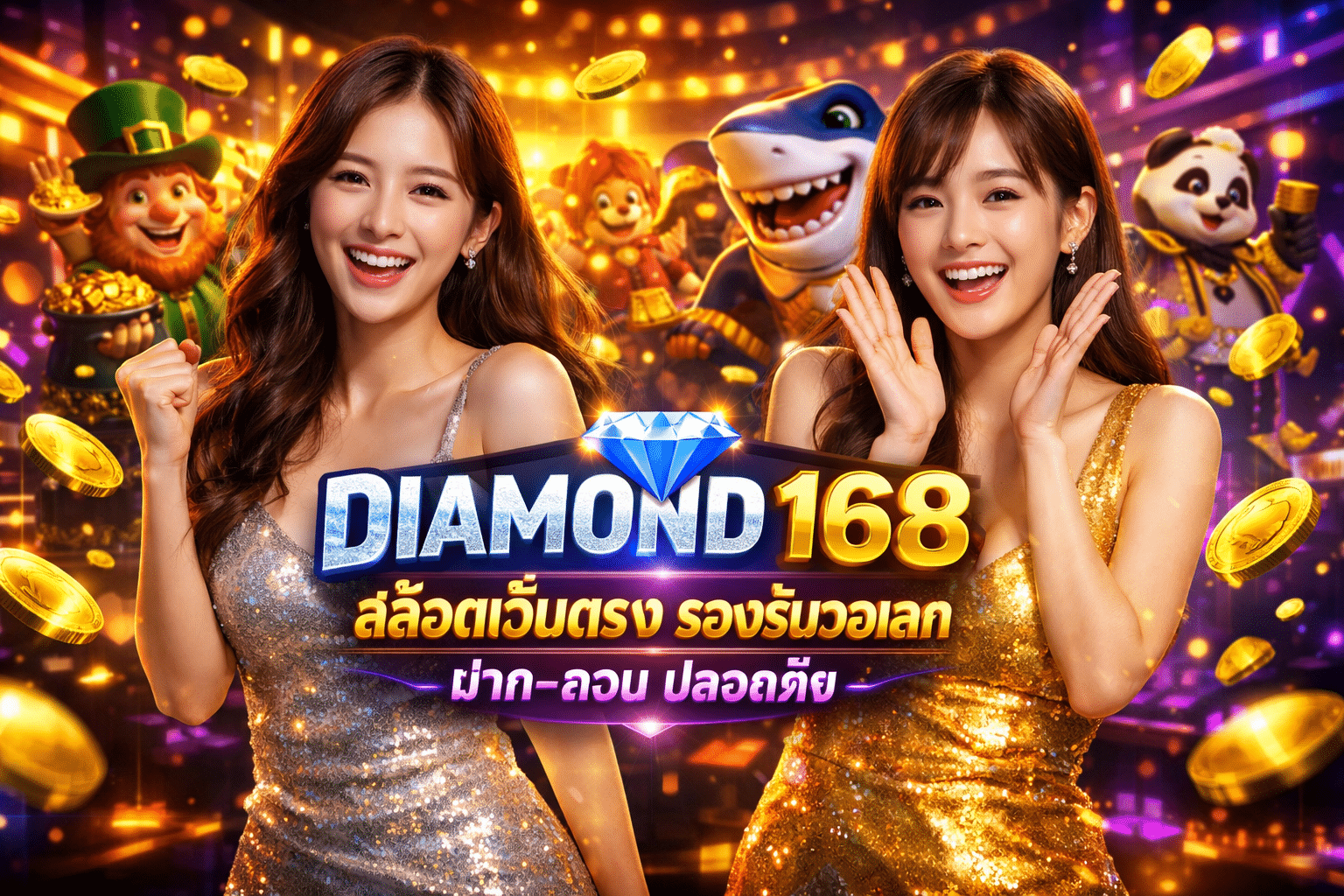 DIAMOND168 สล็อตเว็บตรง รองรับวอเลท ฝาก-ถอน ปลอดภัย